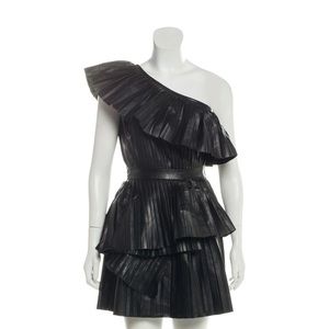 Balmain leather dress